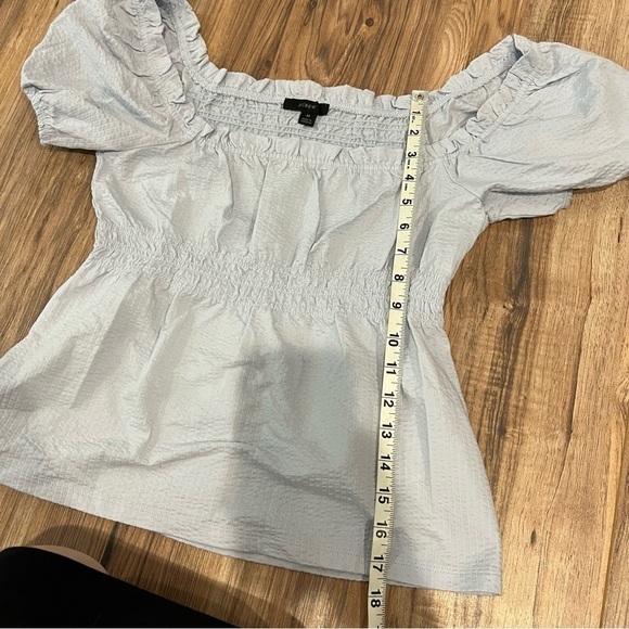 J. Crew Seersucker smocked top - Picture 11 of 11